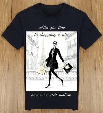 T-shirt Donna Analista Outlet - Gufetto Brand 
