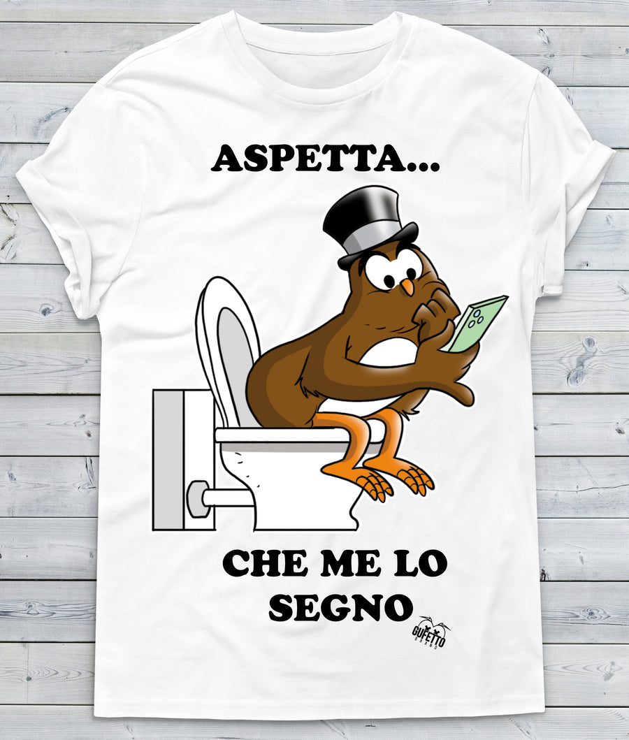 T-shirt Donna Aspetta ( K228 ) - Gufetto Brand 