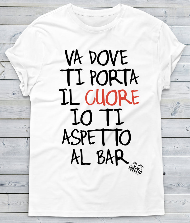 T-shirt Uomo Va Dove ( B904 ) - Gufetto Brand 