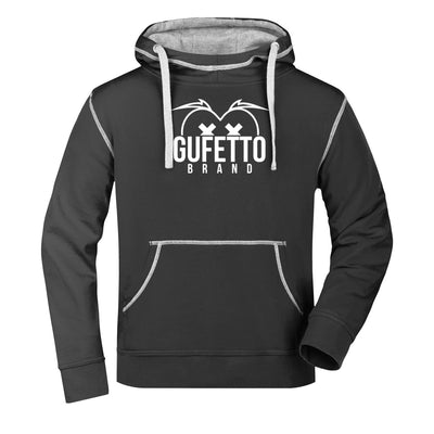 Felpa Uomo Lifestyle Black - Gufetto Brand 