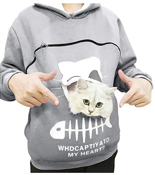 Felpa PORTA GATTO Donna ( Spedizione in 15/20 giorni ) - Gufetto Brand 