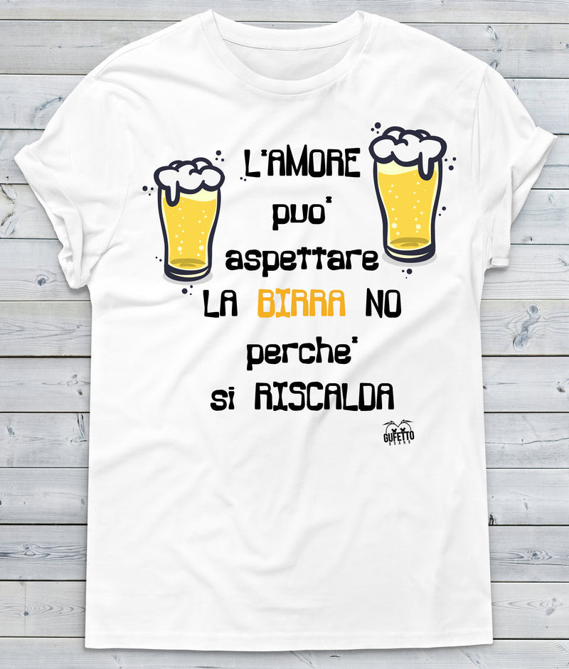 T-shirt Donna Birra ( L732 ) - Gufetto Brand 