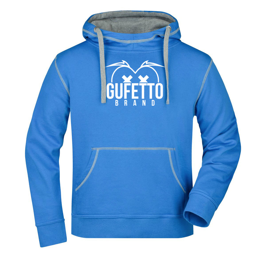 Felpa Uomo Lifestyle Cobalt - Gufetto Brand 