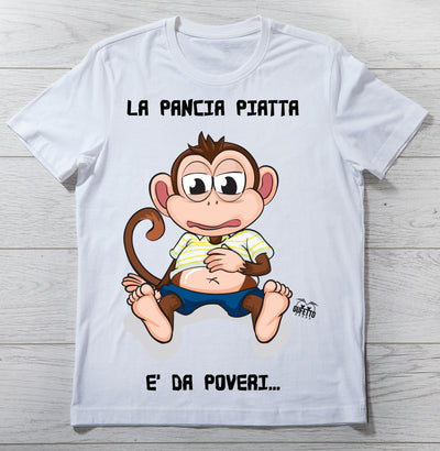 T-shirt Uomo PANCIA ( L8103 ) - Gufetto Brand 