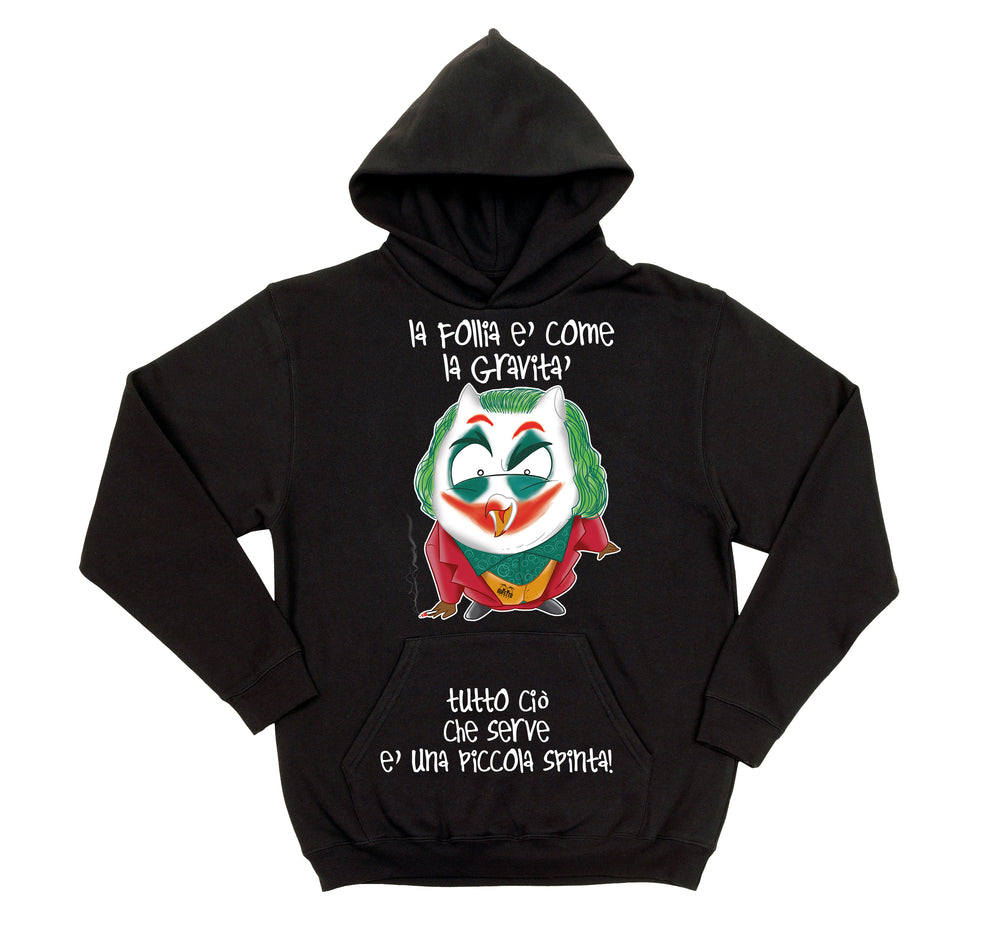 Felpa donna Gufetto Joker ( H501 ) - Gufetto Brand 