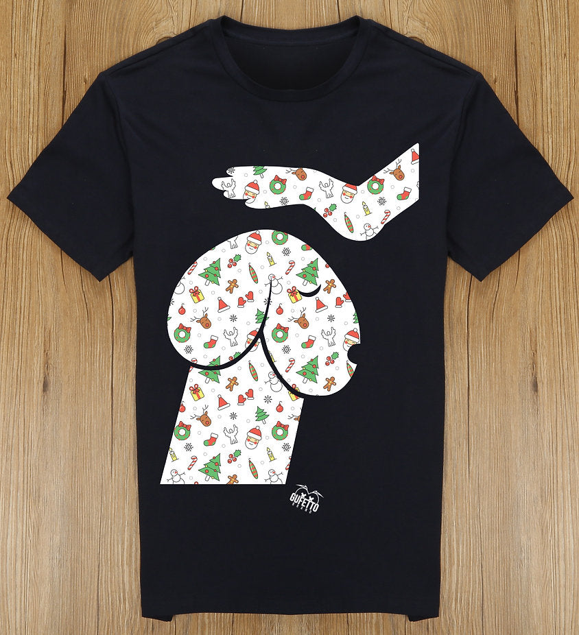 T-shirt Uomo IL MIO CAXXO DI NATALE ( N49563 ) - Gufetto Brand 