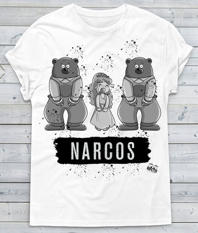 T-shirt Uomo NARCOS ( T732 ) - Gufetto Brand 