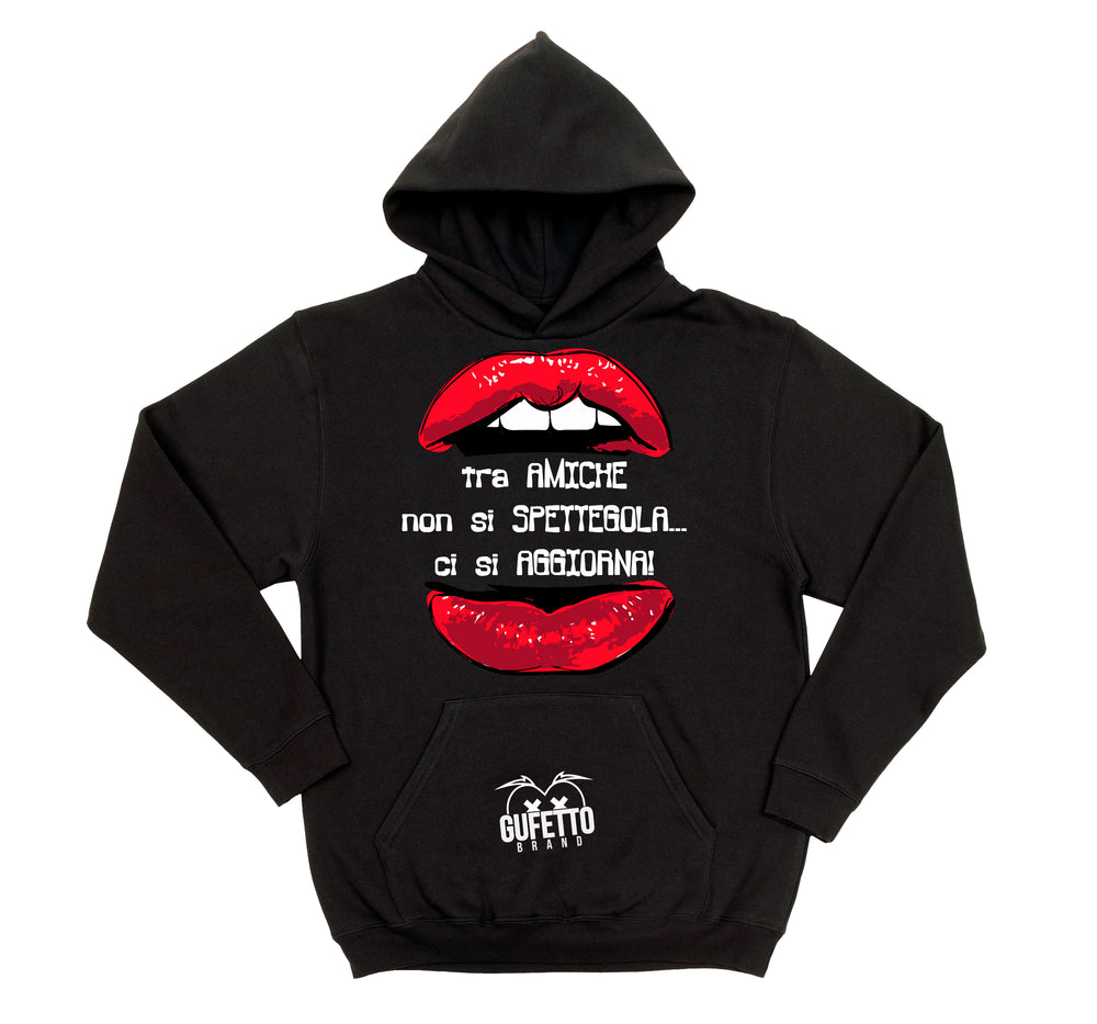 Felpa donna Tra Amiche ( Y378 ) - Gufetto Brand 