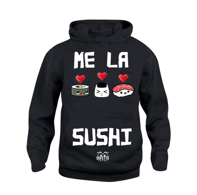Felpa donna Me la Sushi - Gufetto Brand 