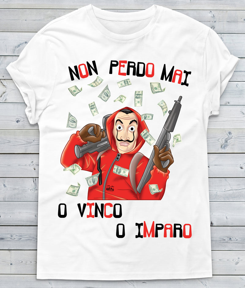 T-shirt Uomo Non Perdo ( U742 ) - Gufetto Brand 