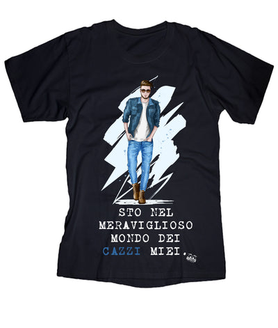 T-shirt Uomo Cazzi Miei ( P012 ) - Gufetto Brand 