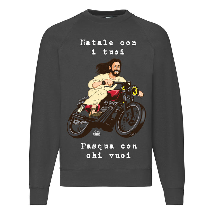 Felpa Classic  Uomo Donna Gesù ( D926 ) - Gufetto Brand 