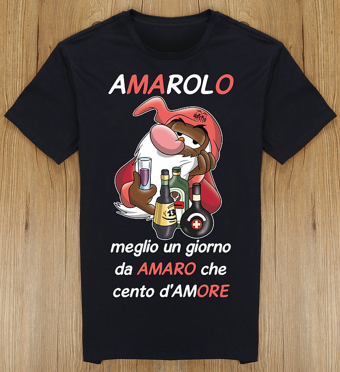 T-shirt Uomo I 7 Nani del dopo Pranzo AMAROLO ( A47152 ) - Gufetto Brand 