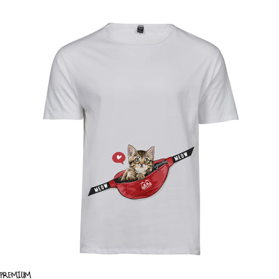 T-shirt Donna  Cat Meow ( L741 ) - Gufetto Brand 