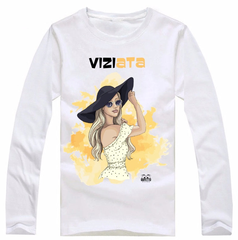 T-shirt Donna VIZIATA ( V85729 ) - Gufetto Brand 
