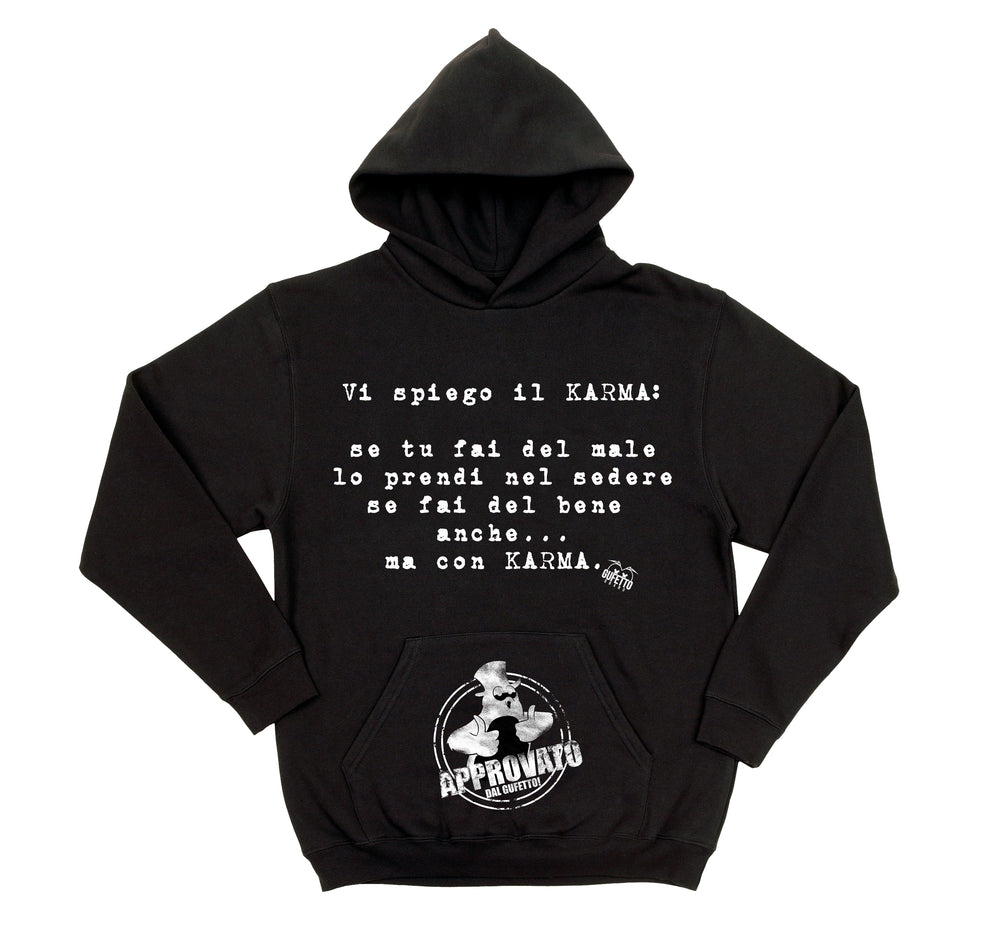Felpa donna KARMA ( I490 ) - Gufetto Brand 