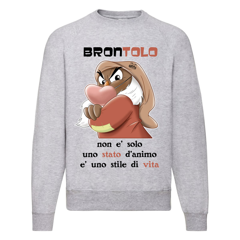 Felpa Classic  Uomo Donna  BRONTOLO 2.0 ( S321 ) - Gufetto Brand 