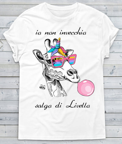 T-shirt Donna Invecchio Crazy - Gufetto Brand 