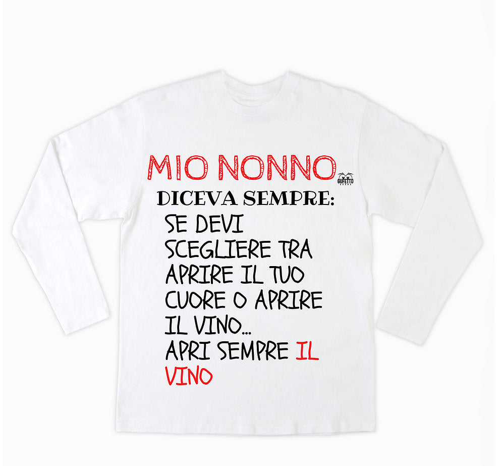 T-shirt Uomo MIO NONNO ( M5629781 ) - Gufetto Brand 