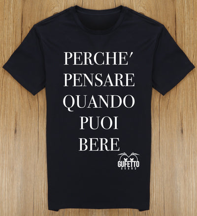 T-shirt Donna PERCHE' ( U8315 ) - Gufetto Brand 