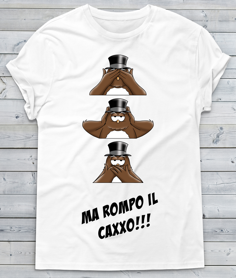 T-shirt Donna Non Vedo Non Sento Non Parlo - Gufetto Brand 