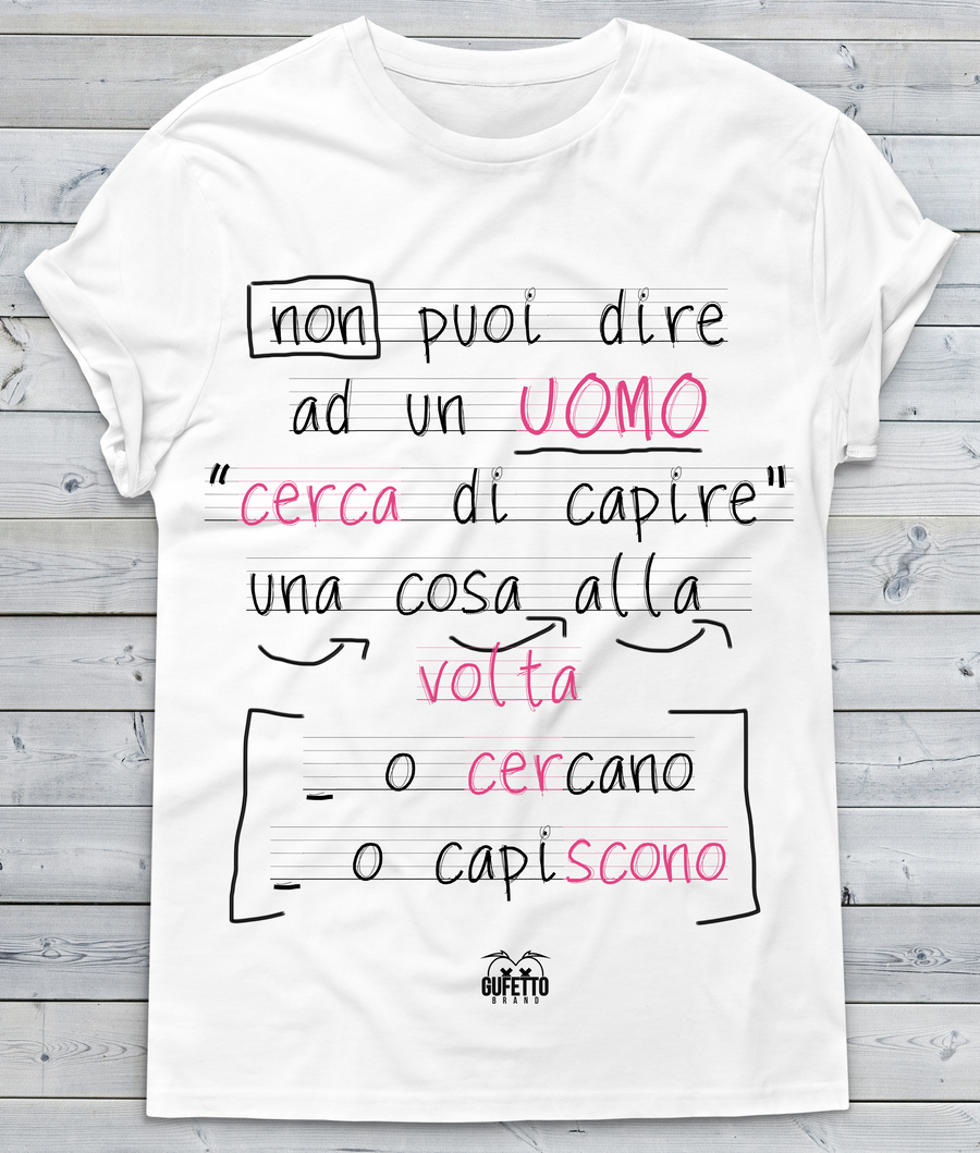 T-shirt Donna non puoi dire - Gufetto Brand 