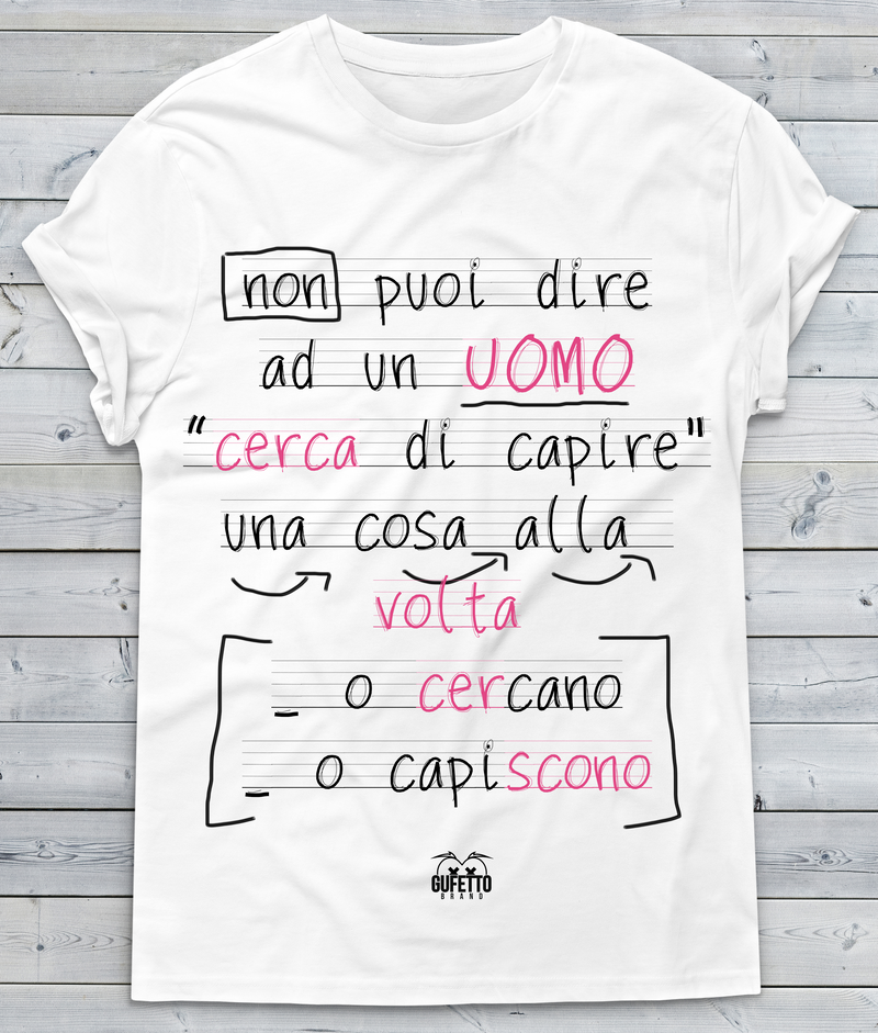 T-shirt Donna non puoi dire - Gufetto Brand 