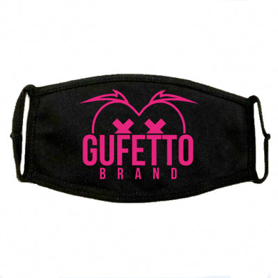 Mascherina in cotone Uomo Donna Logo Gufetto Brand Fucsia ( H4902 ) - Gufetto Brand 