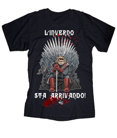 T-shirt Uomo L'inverno sta Arrivando - Gufetto Brand 