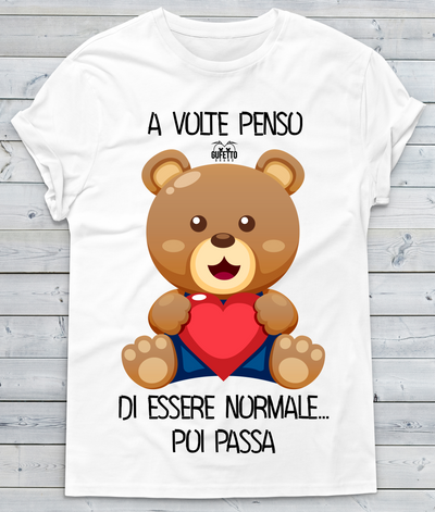 T-shirt Donna Baby Bear Cuore - Gufetto Brand 