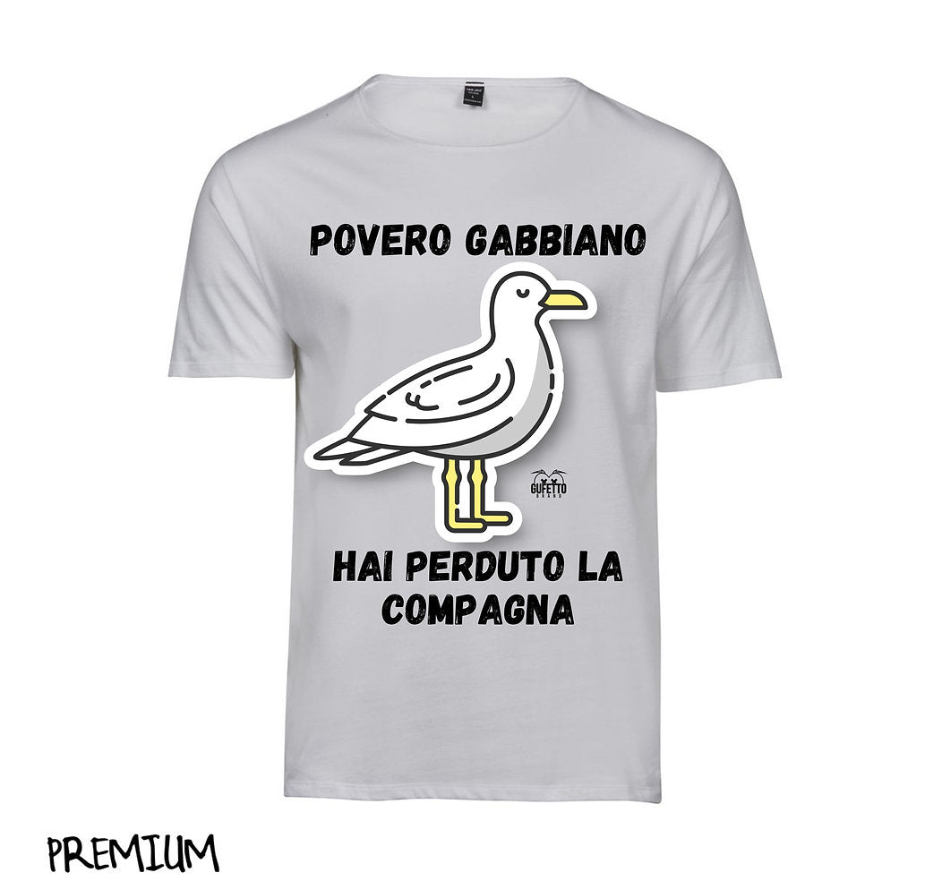 T-shirt Uomo Povero Gabbiano ( G7843127 ) - Gufetto Brand 