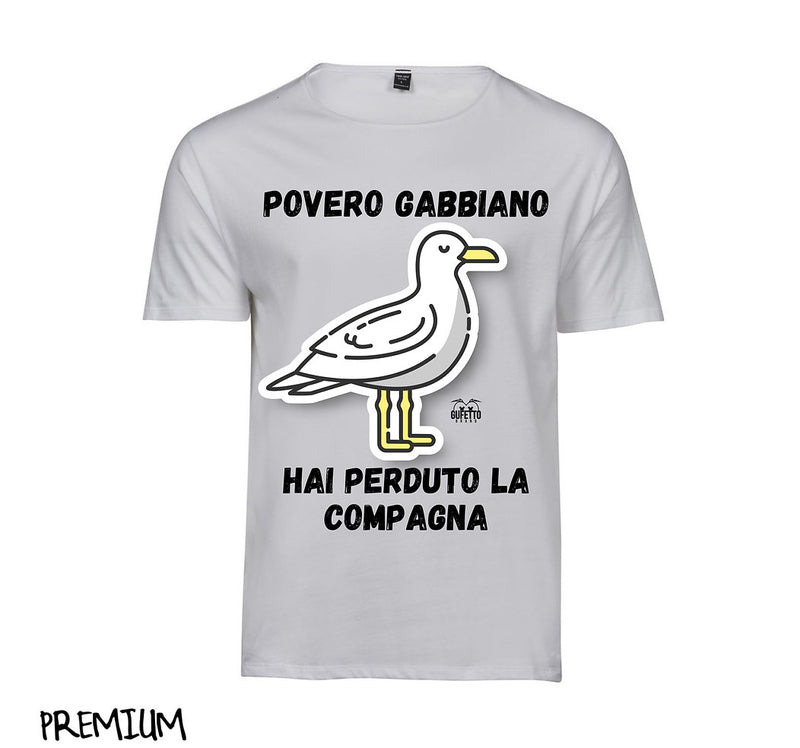 T-shirt Uomo Povero Gabbiano ( G7843127 ) - Gufetto Brand 