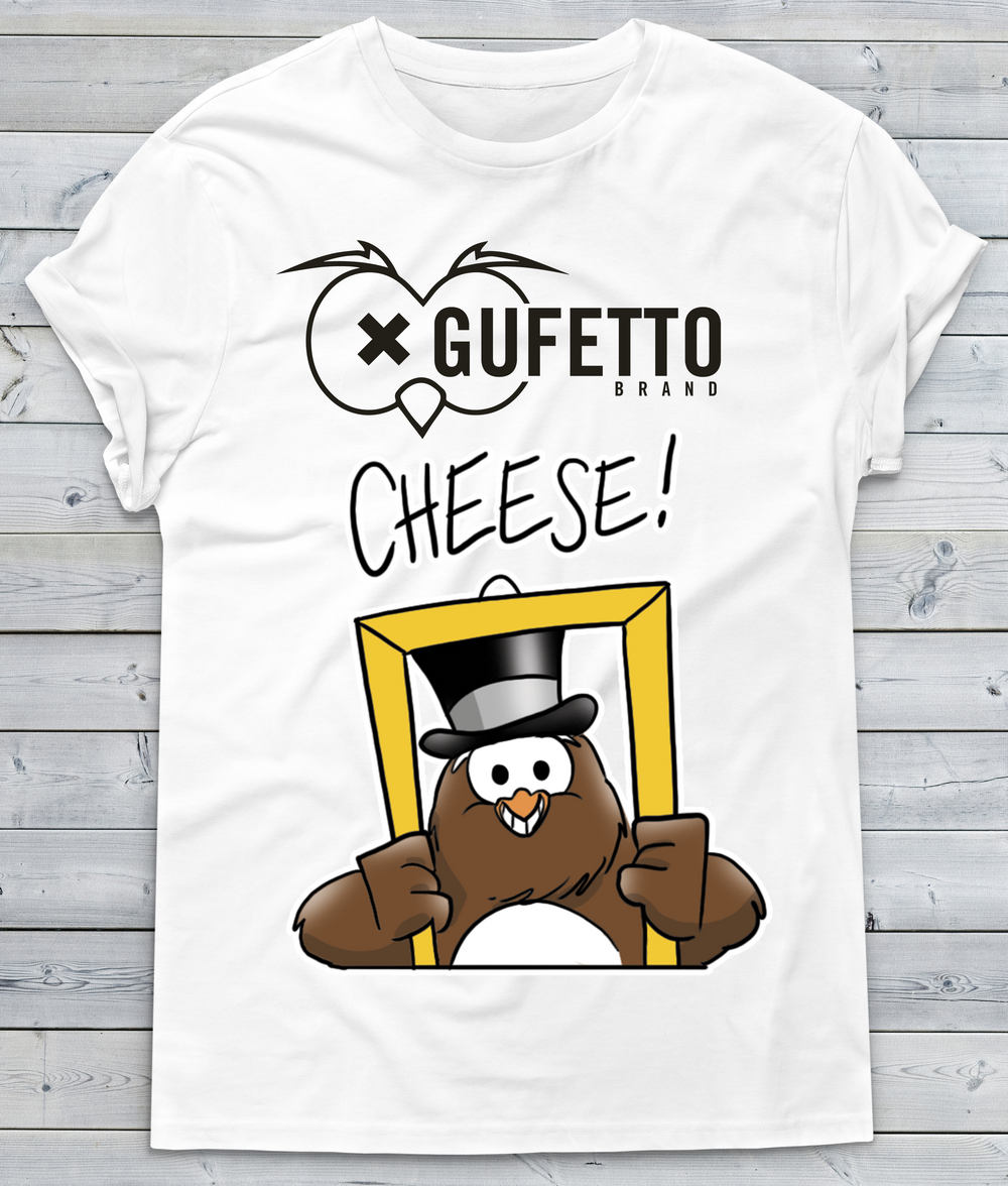 T-shirt Uomo Gufetto Brand Cheese - Gufetto Brand 