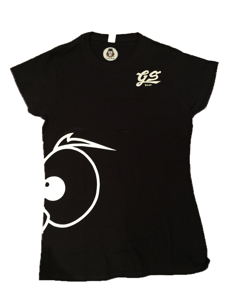 T-shirt Luxury One Donna Occhi Argento - Gufetto Brand 