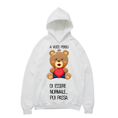 Felpa uomo Baby Bear Cuore - Gufetto Brand 