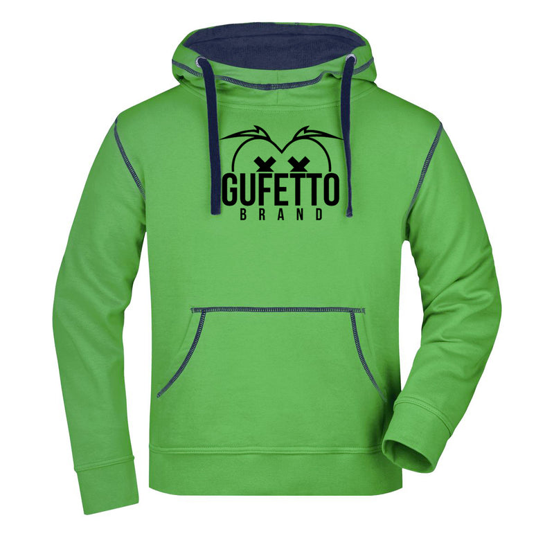 Felpa Uomo Lifestyle Green - Gufetto Brand 