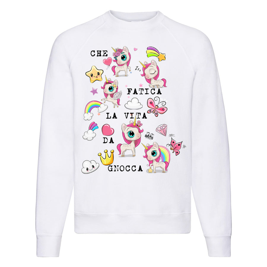 Felpa Classic Donna Gnocca ( C972 ) - Gufetto Brand 