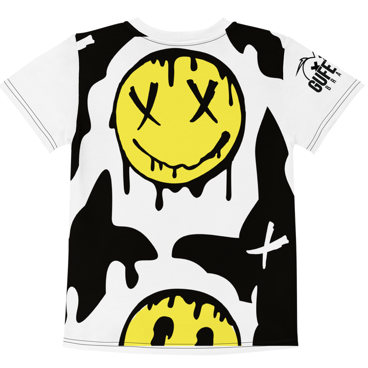 T-shirt girocollo per bambini Smile Face - Gufetto Brand 
