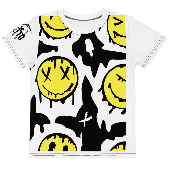 T-shirt girocollo per bambini Smile Face - Gufetto Brand 
