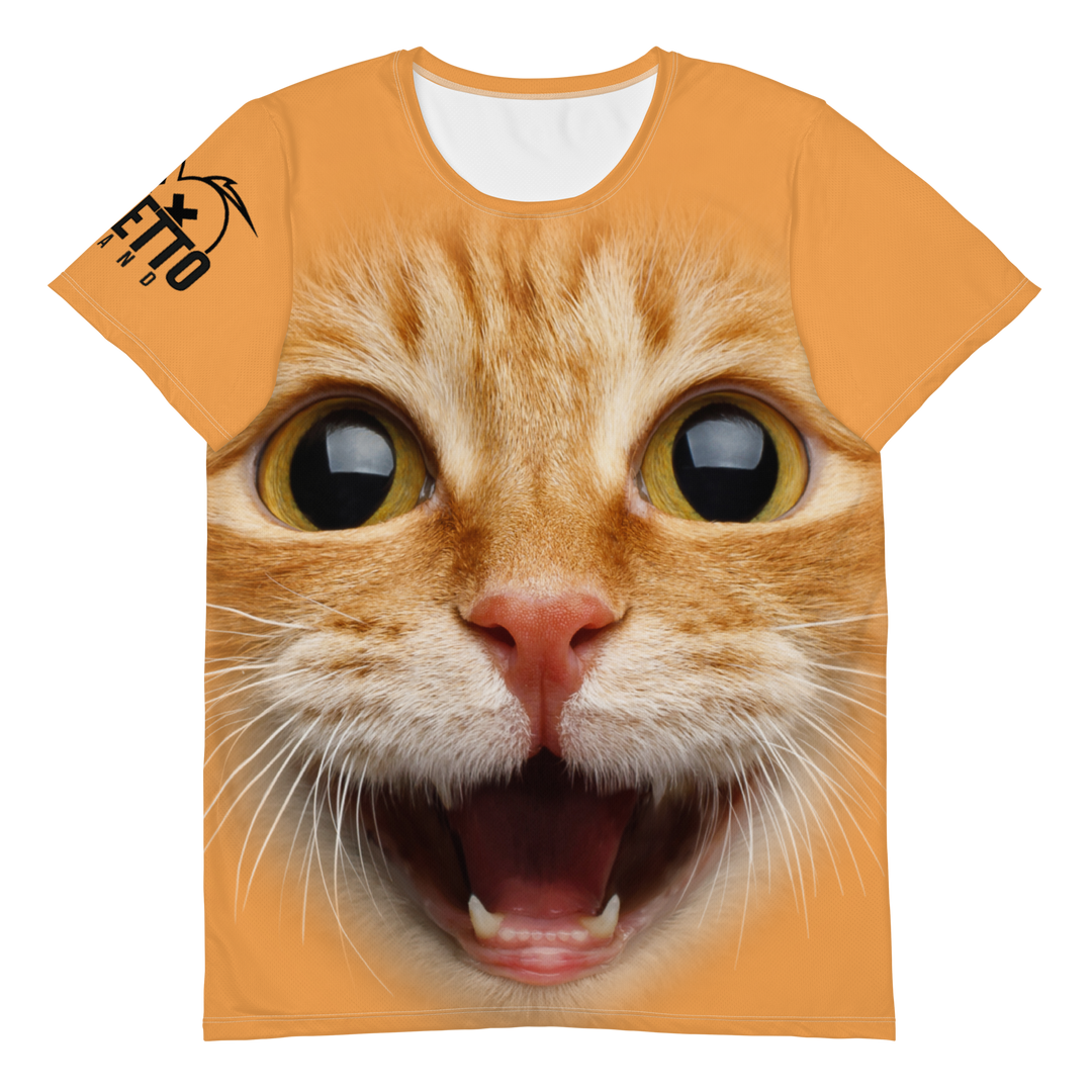 T-shirt sportiva uomo Gatto Ginger - Gufetto Brand 
