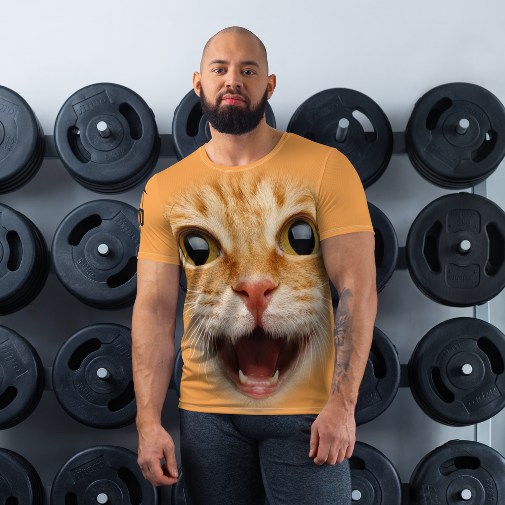 T-shirt sportiva uomo Gatto Ginger - Gufetto Brand 