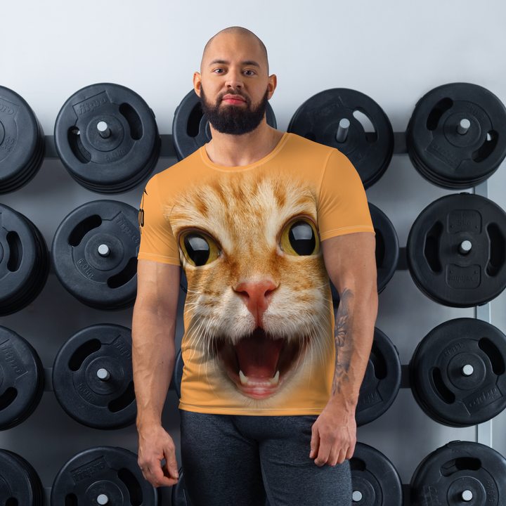T-shirt sportiva uomo Gatto Ginger - Gufetto Brand 