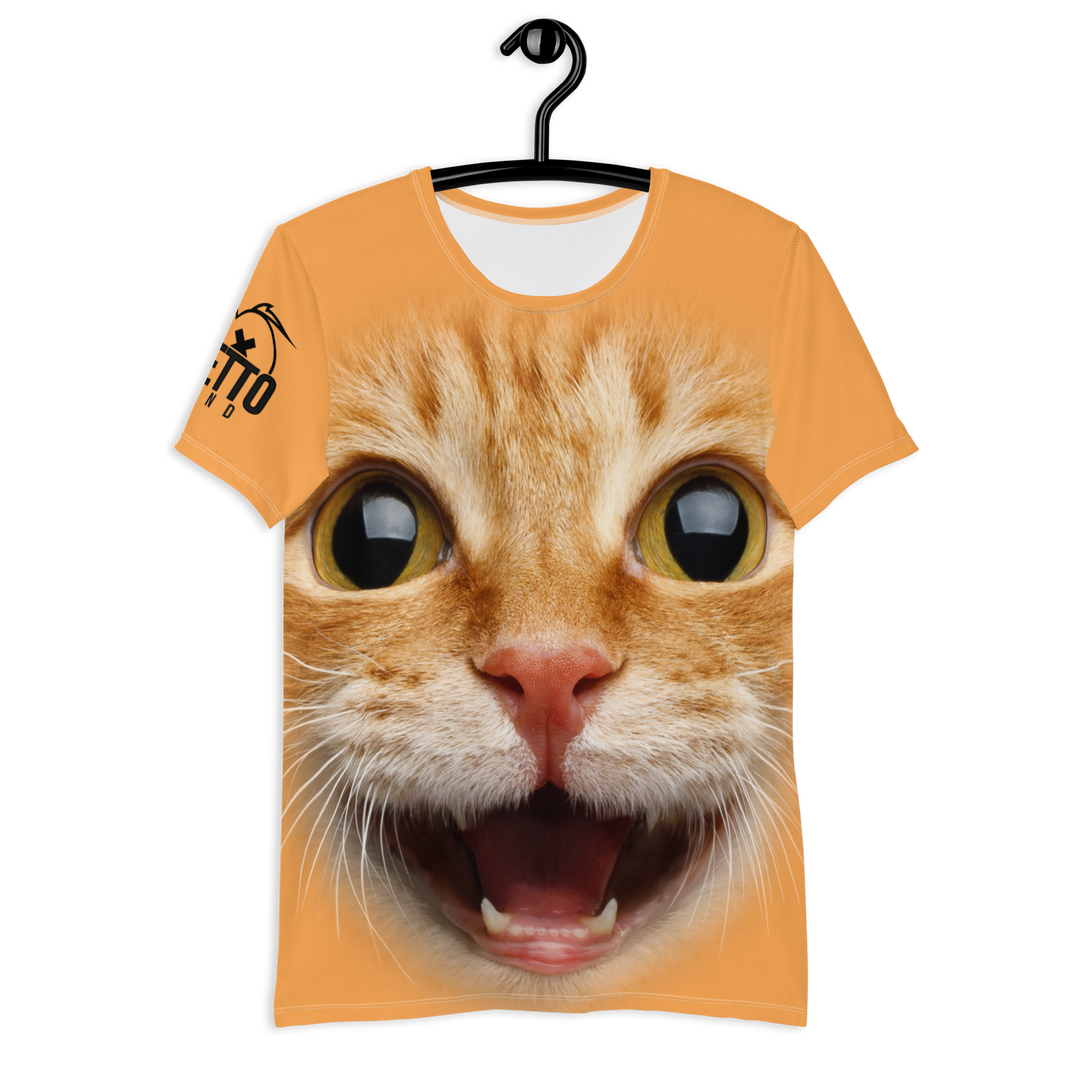 T-shirt sportiva uomo Gatto Ginger - Gufetto Brand 