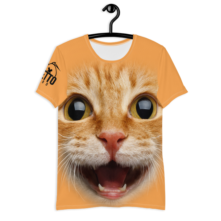 T-shirt sportiva uomo Gatto Ginger - Gufetto Brand 