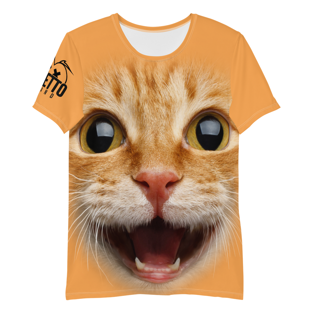 T-shirt sportiva uomo Gatto Ginger - Gufetto Brand 