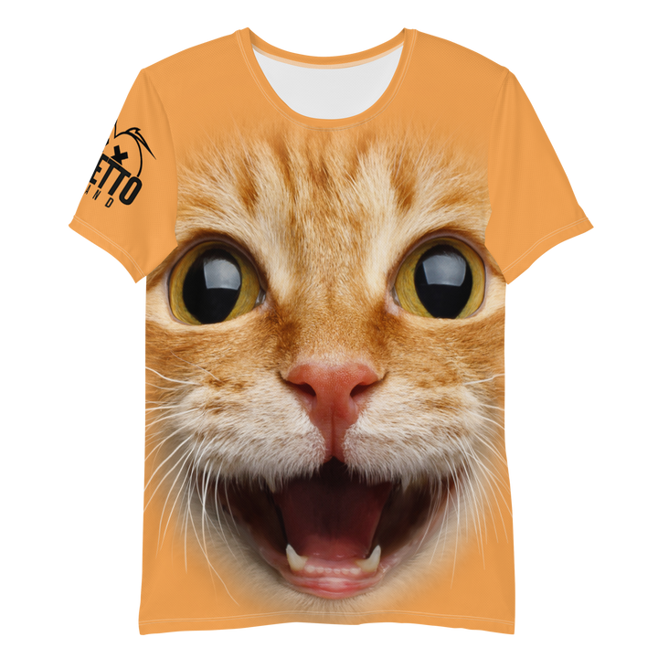 T-shirt sportiva uomo Gatto Ginger - Gufetto Brand 