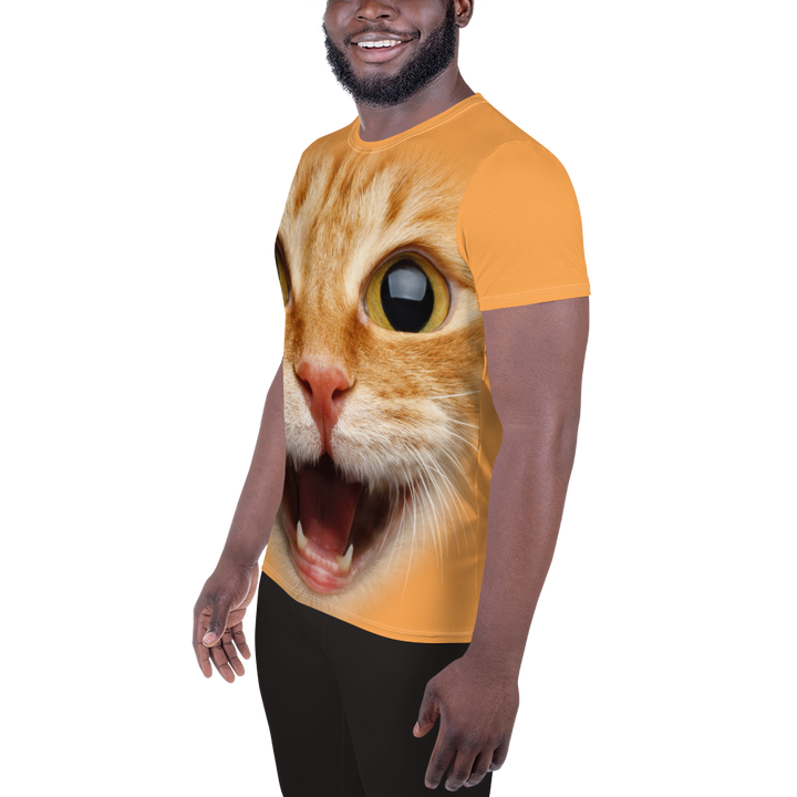 T-shirt sportiva uomo Gatto Ginger - Gufetto Brand 