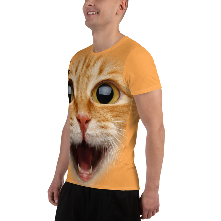 T-shirt sportiva uomo Gatto Ginger - Gufetto Brand 
