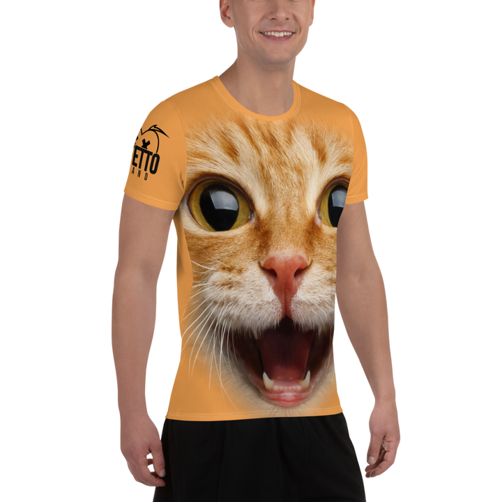 T-shirt sportiva uomo Gatto Ginger - Gufetto Brand 
