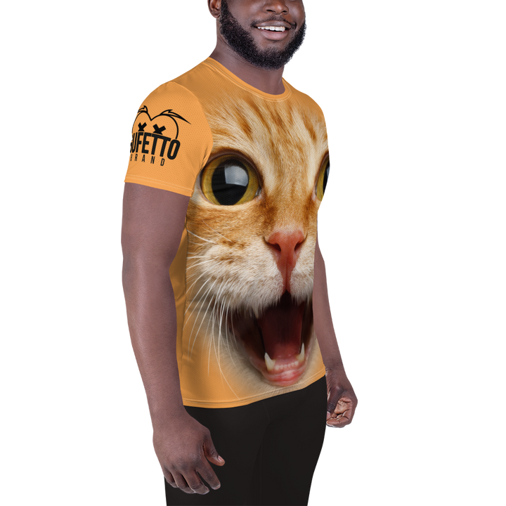 T-shirt sportiva uomo Gatto Ginger - Gufetto Brand 